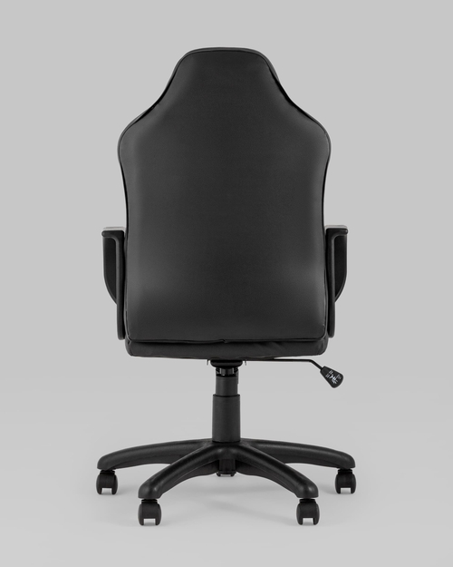 Кресло компьютерное игровое Кратос экокожа черный/серый