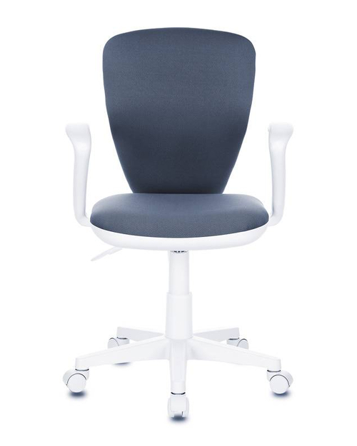 Кресло детское Бюрократ KD-W10AXSN/26-25 серый 26-25 (пластик белый)