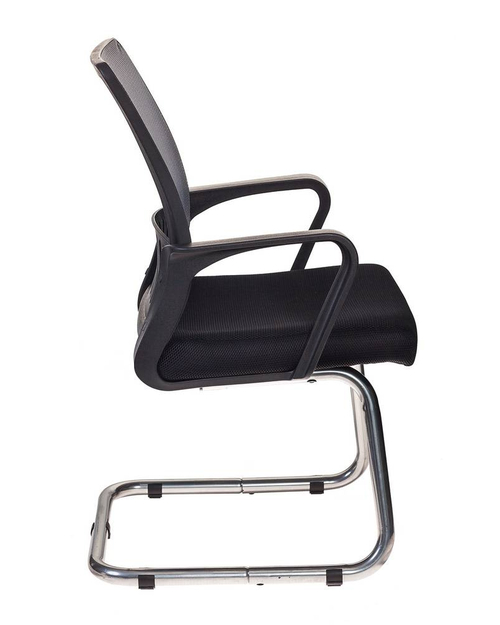 Кресло Бюрократ MC-209/DG/TW-11 на полозьях спинка сетка серый TW-04 сиденье черный TW-11 сетка/ткань