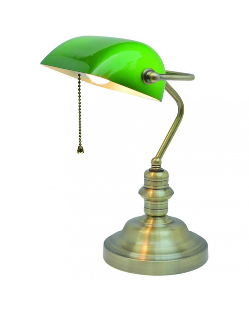 Bankers green desk sales lamp