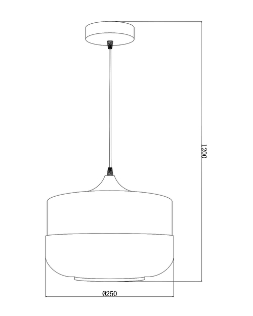 Светильник подвесной Moderli V1250-1P Flip 1*E27*60W