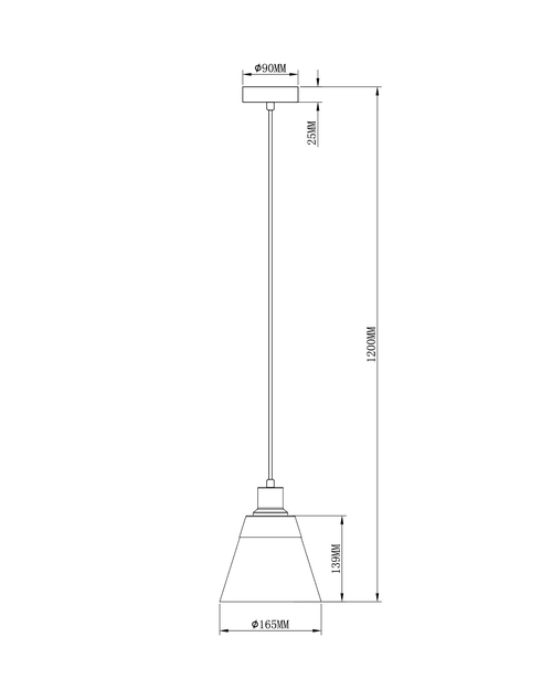 Подвесной светильник Moderli V2782-1P Brizzi 1*E27*60W