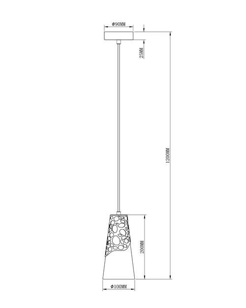 Подвесной светильник Moderli V2820-1P Natali 1*E14*40W