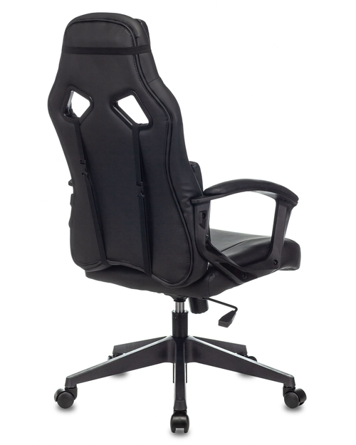 Кресло игровое Zombie DRIVER черный/белый искусственная кожа с подголов. крестовина пластик