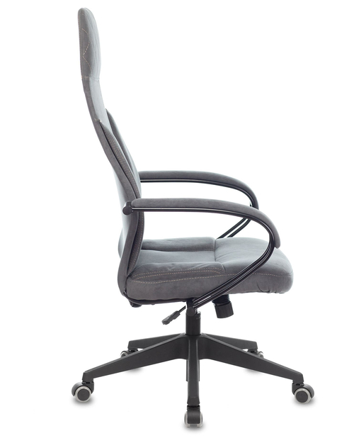 Кресло руководителя Бюрократ CH-608Fabric темно-серый Alfa 44 крестовина пластик