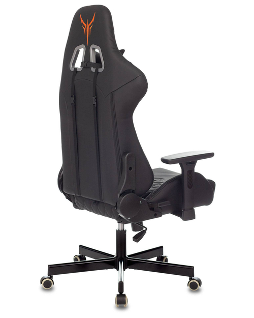 Кресло игровое Knight ARMOR черный ромбик эко.кожа с подголов. крестовина металл