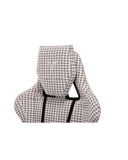 Кресло игровое Бюрократ VIKING LOFT серый Morris гусин.лапка с подголов. крестовина металл