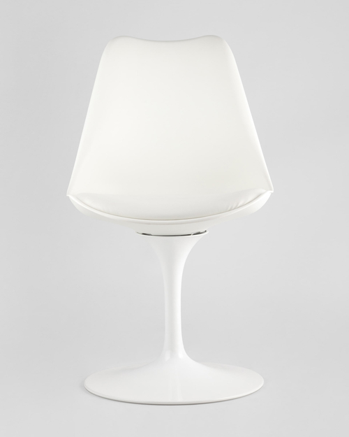 Обеденная группа стол Tulip D90 белый, стулья Tulip белые 4 шт.