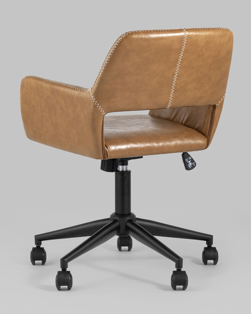 Кресло компьютерное Филиус экокожа коричневый