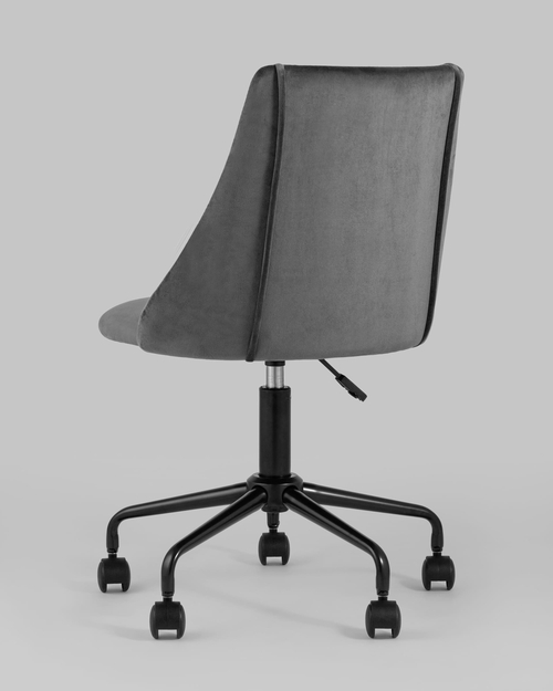 Кресло компьютерное Сиана велюр серый