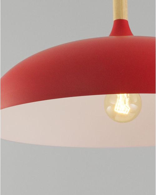 Подвесной светильник Moderli GD-C001-E450 красный Eline 1*E27*60W