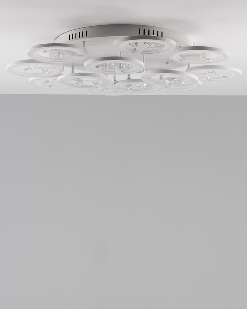 Светодиодная потолочная люстра с пультом Moderli V2862-CL Rondi LED 264W