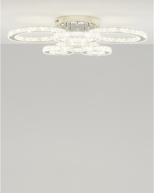 Светодиодная потолочная люстра Moderli V1592-CL Luna LED*52W