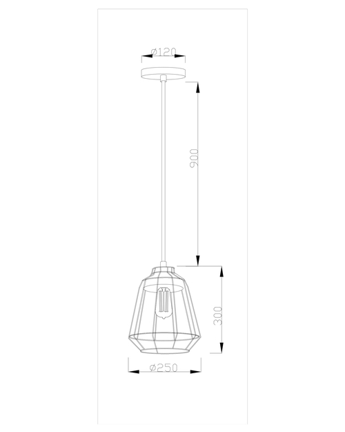 Подвесной светильник Moderli V1371-1P Hozy 1*E27*60W