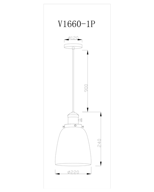 Подвесной светильник Moderli V1660-1P Suvo 1*E27*60W