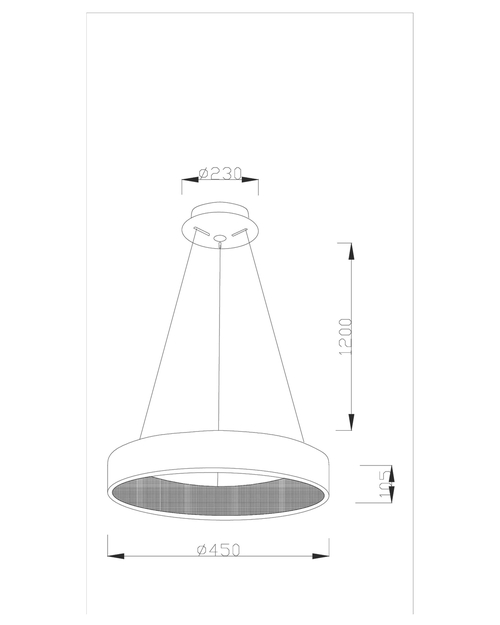 Светодиодная подвесная люстра Moderli V2281-PL Piero LED*28W