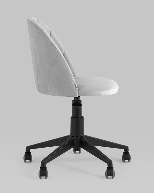 Кресло компьютерное Логан велюр светло-серый
