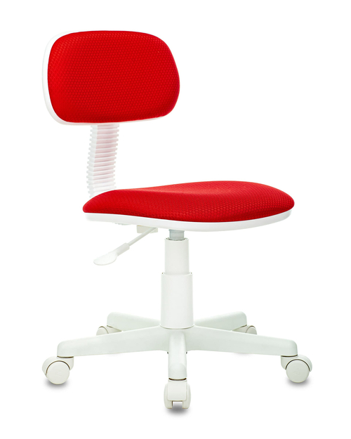 Кресло детское Бюрократ CH-W201NX красный V398-62 крестовина пластик белый