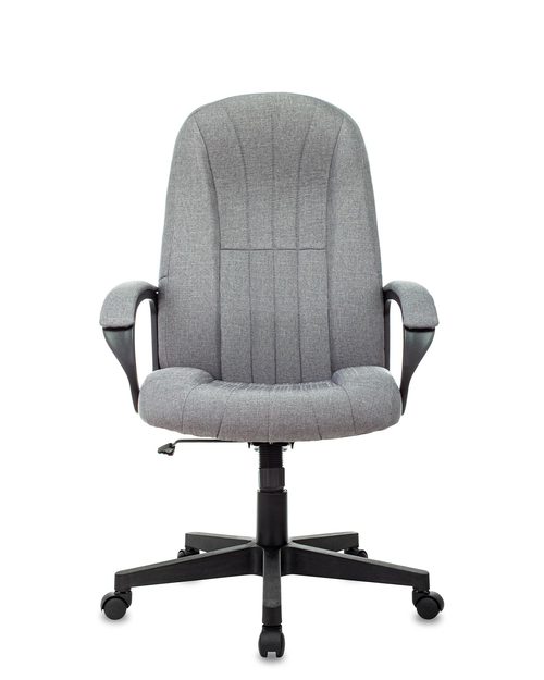 Кресло руководителя Бюрократ T-898AXSN серый крестовина пластик