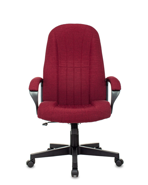 Кресло руководителя Бюрократ T-898AXSN красный крестовина пластик