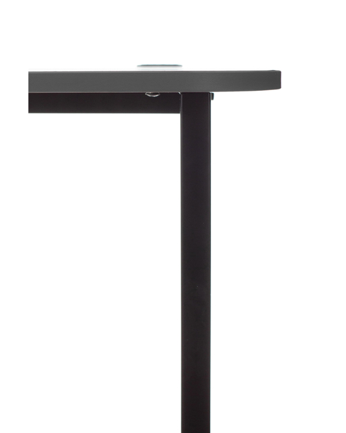 Стол игровой Knight Table L Black столешница ДСП черный каркас черный