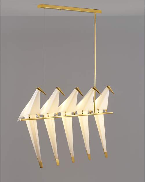 Подвесной светодиодный светильник Moderli V3073-5PL origami Birds 5*LED*6W