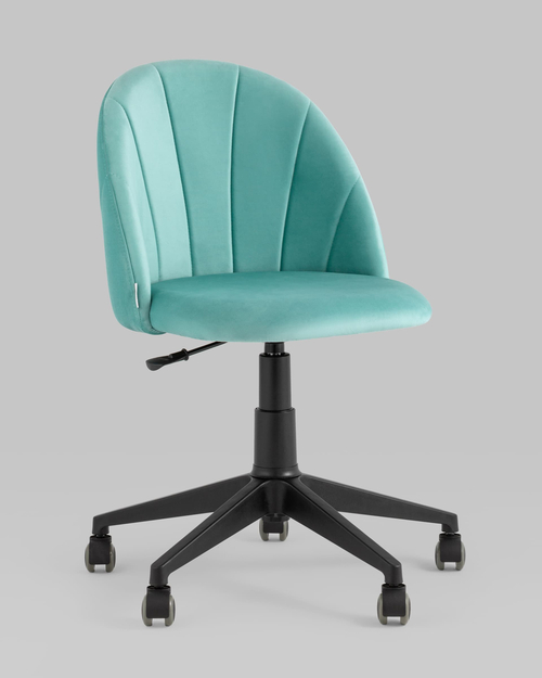 Кресло компьютерное Логан велюр пыльно-голубой