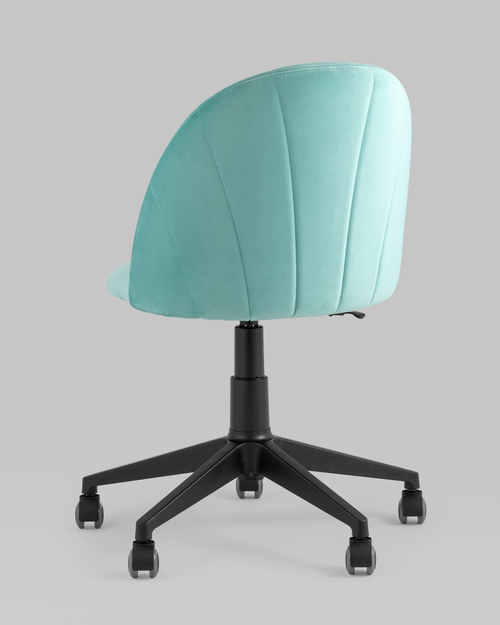 Кресло компьютерное Логан велюр пыльно-голубой