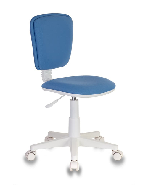 Кресло детское Бюрократ CH-W204NX/26-24 голубой крестовина пластик белый