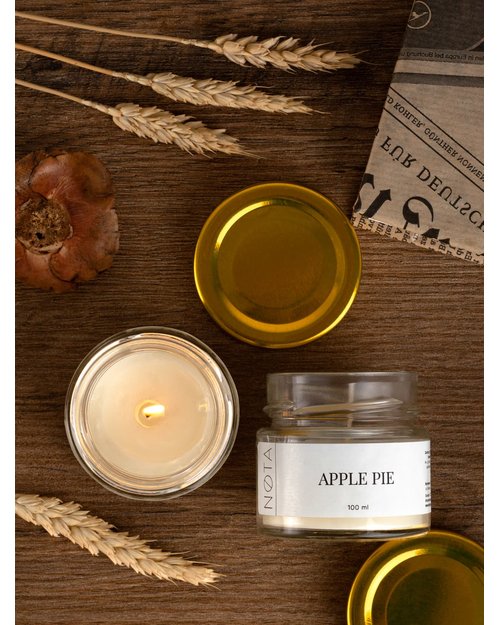 Свеча ароматическая Nota Apple pie, 100 мл