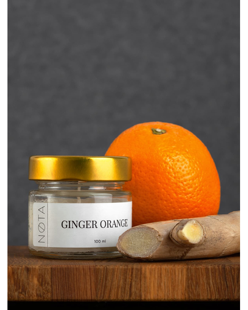 Свеча ароматическая Nota Ginger orange, 100 мл