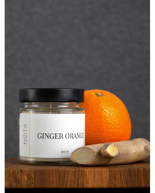 Свеча ароматическая Nota Ginger orange, 200 мл