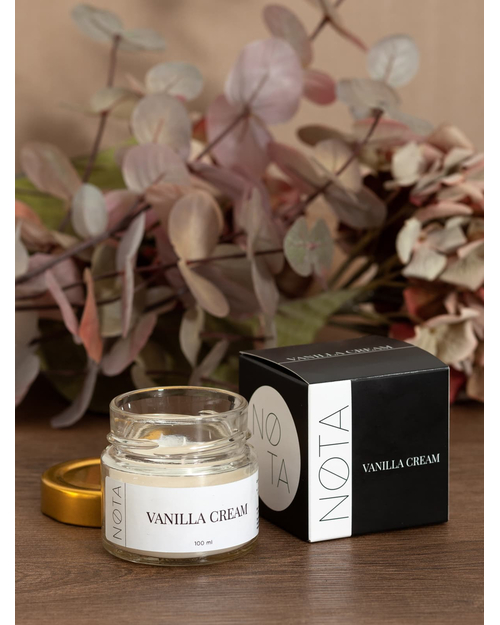 Свеча ароматическая Nota Vanilla cream, 100 мл