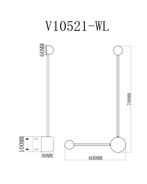 Светильник настенный светодиодный Moderli V10521-WL Provo