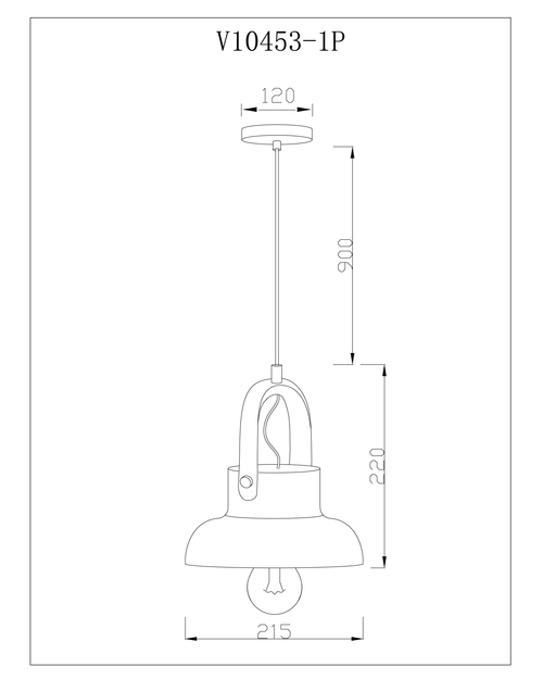 Светильник подвесной Moderli V10453-1P Terni