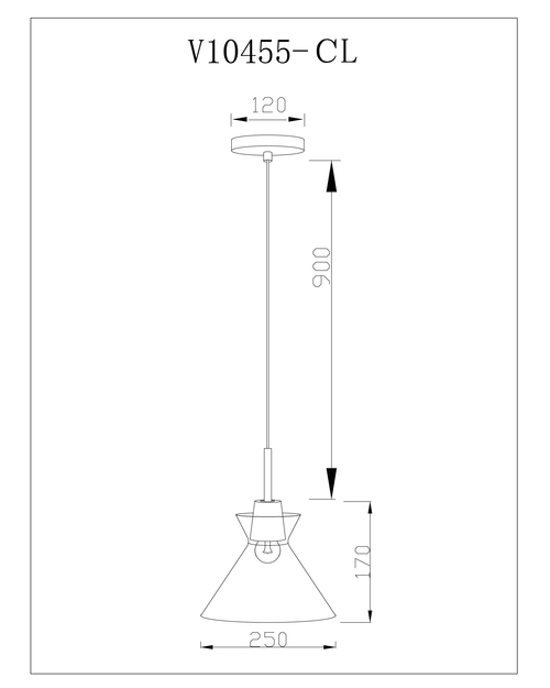 Светильник подвесной Moderli V10455-1P Terni