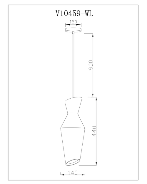 Светильник подвесной Moderli V10459-1P Bozen