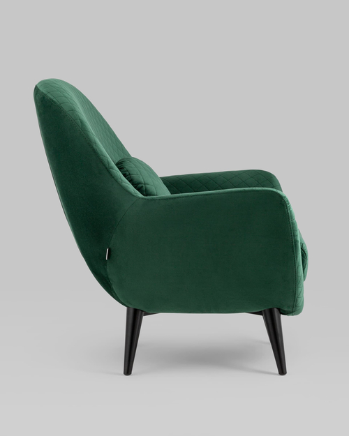 Кресло Карл велюр зеленый