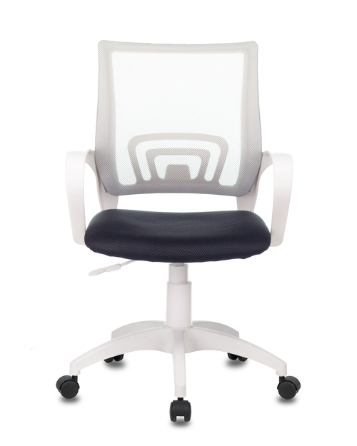 Кресло Бюрократ CH-W695NLT серый TW-04 TW-12 сетка/ткань крестов. пластик пластик белый