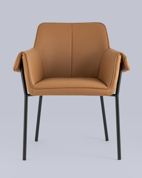 Кресло Бесс экокожа коричневый 4 шт.