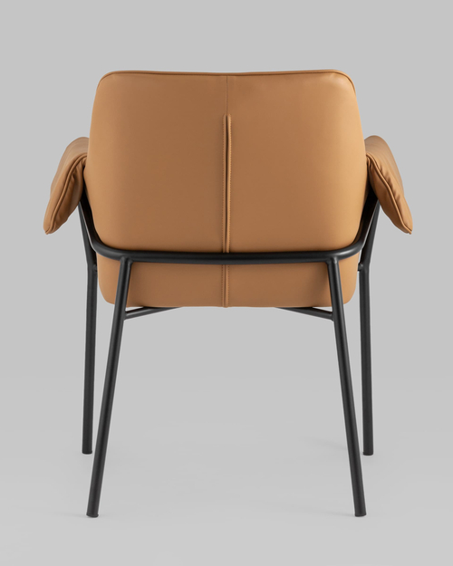 Кресло Бесс экокожа коричневый 2 шт.