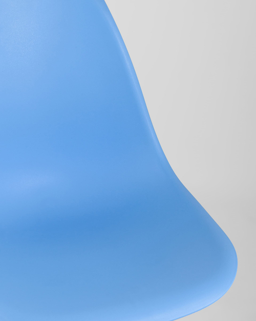 Стул Eames Style DSW голубой x4 (разборный каркас)
