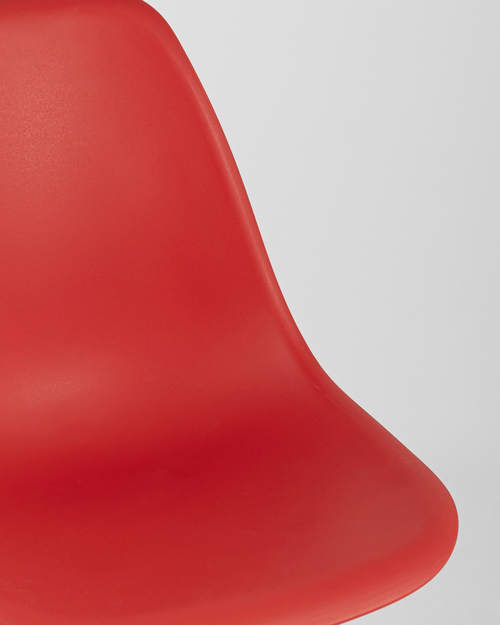 Стул Eames Style DSW красный x4 (разборный каркас)