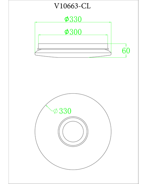 Светильник потолочный светодиодный Moderli V10663-CL Coin