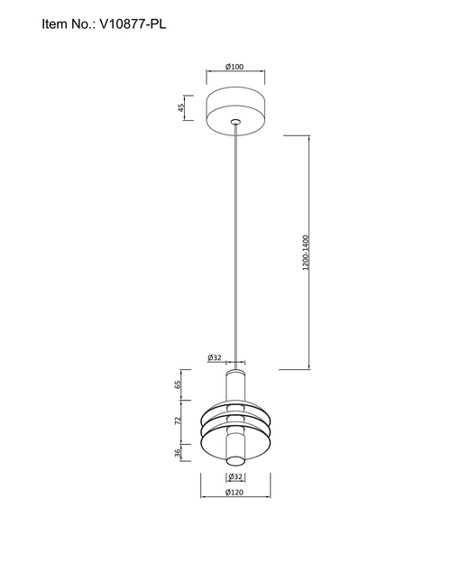 Светильник подвесной светодиодный Moderli V10877-PL Sylv