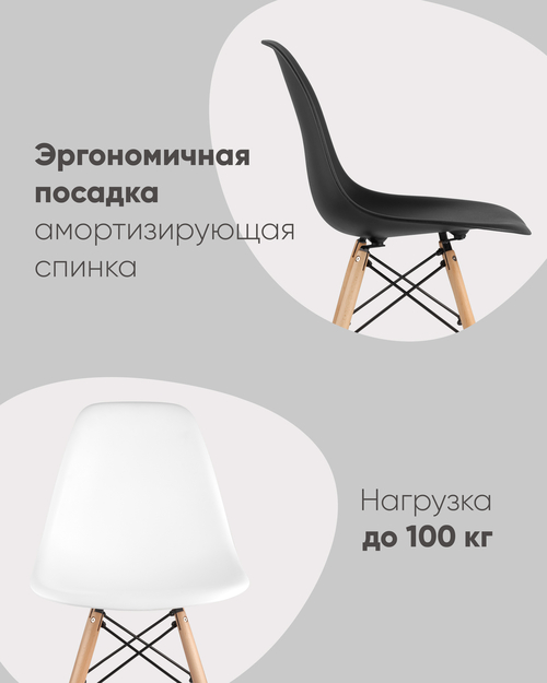 Стул DSW бирюзовый 4 шт. комплект (разборный каркас)