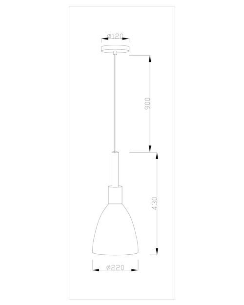 Подвесной светильник Moderli V10650-1P Toni