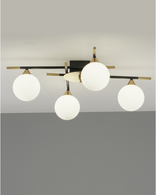 Светильник потолочный Moderli V10835-4C Molecule