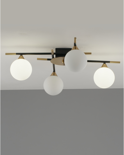 Светильник потолочный Moderli V10835-4C Molecule