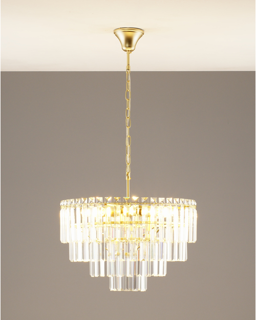 Люстра подвесная Moderli V10740-4P Crystal
